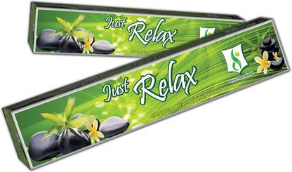 Divine Fragrances Just Relax Citronella and Lemon Incense sticks, Set of 2, ( Citronella, Lemon )