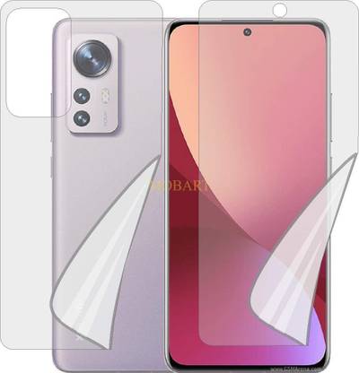 MOBART Front and Back Screen Guard for XIAOMI 12 PRO (Edge To Edge TPU Full Coverage)