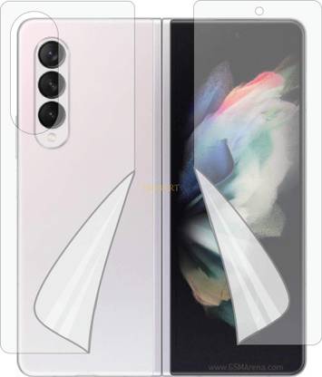 MOBART Front and Back Screen Guard for SAMSUNG ZFOLD3 (Edge To Edge TPU Full Coverage)
