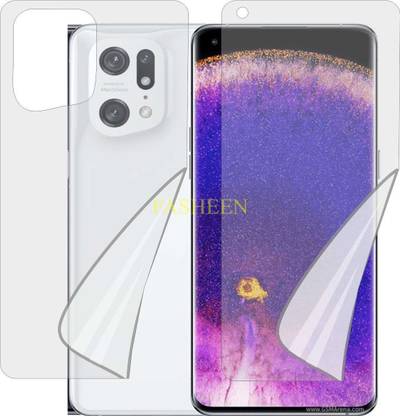 Fasheen Front and Back Screen Guard for OPPO FIND X5 PRO CPH2305 (Edge To Edge TPU Full Coverage)