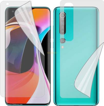 MOBART Front and Back Screen Guard for XIAOMI MI 10 (Edge To Edge TPU Full Coverage)