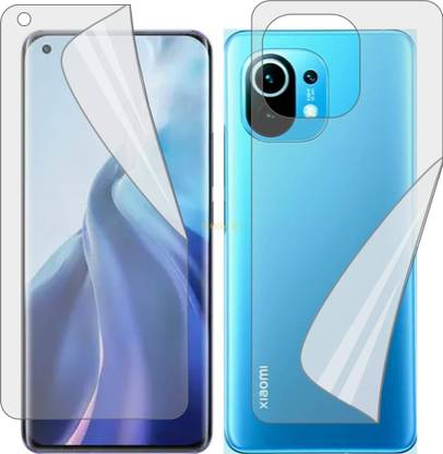 MOBART Front and Back Screen Guard for XIAOMI MI 11 (Edge To Edge TPU Full Coverage)
