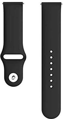 BLACK LOVIES 20MM SOFT SILICON BELT Smart Watch Strap
