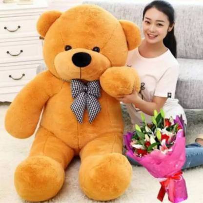 ASJS 4 feet Brown Teddy Bear for Girls, Teddy Bears, Teddy Bears Toys Big Size Latest  - 122 cm