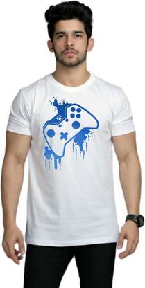 Printed Men White T-Shirt