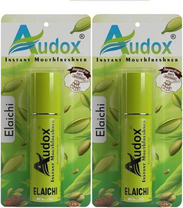 Audox Mouth Freshener Elaichi Spray pack of 2 pice (30 ml) - Elaichi
