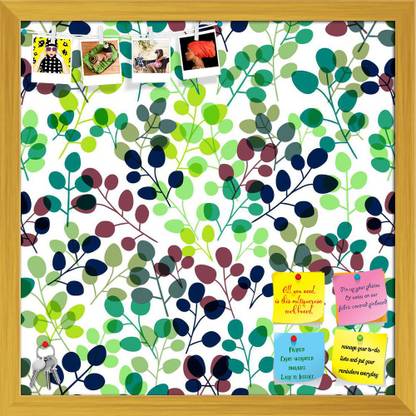 Artzfolio Spring Alive Notice Pin Board Soft Board with Push Pins Cork Bulletin Board