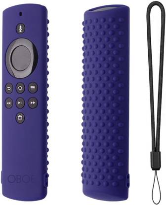 Oboe Front & Back Case for Fire TV Stick Lite Alexa Voice Remote Full Wrap Washable Anti-Lost Remote Cover with Loop
