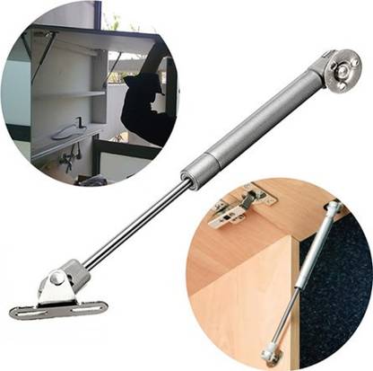 SHRUSTAM Kitchen Cabinet Soft Close 10" ( 15 KG ) Hydraulic Gas Spring SILVER (set of 1) Gas lift Hydraulic