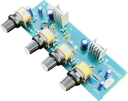 Pcb And Electronics 4558 IC BASED BASS TREBLE EQUALIZER PRE AMPLIFIER BOARD WORK IN ANY AUDIO BOARD Micro Controller Board Electronic Hobby Kit