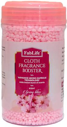 FabLife Consumer Products Cloth Fragrance Booster For Long Lasting Fragrance Spring Lilies, Pink(300 Gms) Fabric Deodorizer
