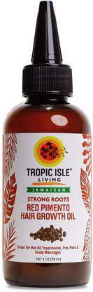 Tropic Isle Strong Roots Red Pimento Hair Growth Oil, 4 Ounce Hair Oil