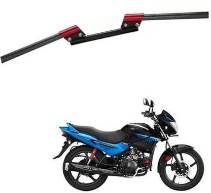 AUTOGARH Universal Motorcycle Red Black Handle Bar for Hero Hero Glamour Handle Bar