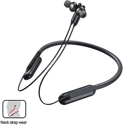 Zohlo Wireless Bluetooth Smart Neckband with Button Control Stereo Sound Quality Bluetooth Gaming