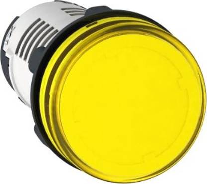 SKR Schneider Yellow Indicator Round Pilot Light Screw Clamp Terminals XB7EV05MPN Inductor