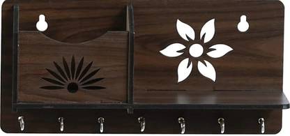Kavya Creation Sunflower Key Holder Wood Key Holder