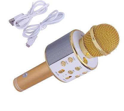 Y2H Enterprises RSA_WS-858 Advance Bluetooth Speaker Compatible With All Device Gold Only Microphone