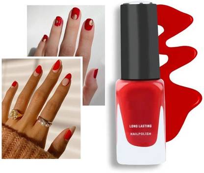 REIMICHI Super Stay Quick-dry Formula Smooth & Perfect Dull Matte Red Nail Polish RED
