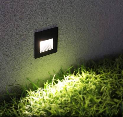 URBAN LANTERNS 2-Modular footlight 3 watts Step Corner Wall Stair Square Waterproof Lamp Gate Light Outdoor Lamp
