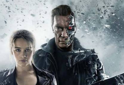 Poster Arnold Schwarzenegger Terminator ser-4 Wall Poster (300 Gsm Matte Paper, 13 X 19 Inch, Multicolour) Fine Art Print