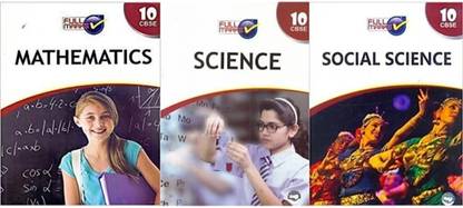 Full Marks Class 10 CBSE Guide Social + Science + Mathematics (NCERT)