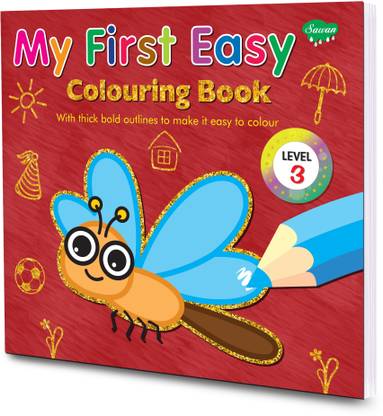 Sawan My First Easy Coloring Book For Children Level-3