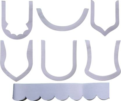 Artonezt Buckram Neck Design Set (30 pcs) + Salwar Mohri Poncha Interlining Roll 9 mt Sewing Kit