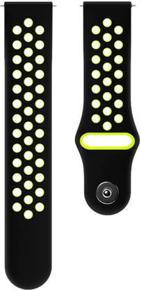 Big Wings 20mm Silicone Strap Compatible with Noise Colorfit Brio, Realme Dizo Watch 2 Smart Watch Strap