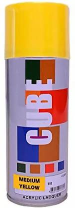 CUBE yellow paint Yellow Spray Paint 600 ml