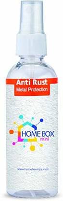 HOME BOX mini Anti Rust Metal Protection Spray for Grills & Metal Products, 100 g White Spray Paint 100 ml