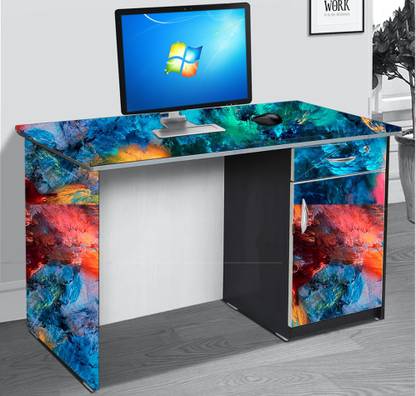 Creative Print Solution 274.32 cm Study table sticker Self Adhesive Sticker