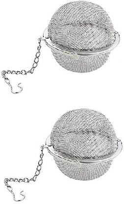 TOMATUS Tea Infuser Ball Reusable Extended Chain Hook for Loose Leaf Tea, Spices (Small) Tea Strainer