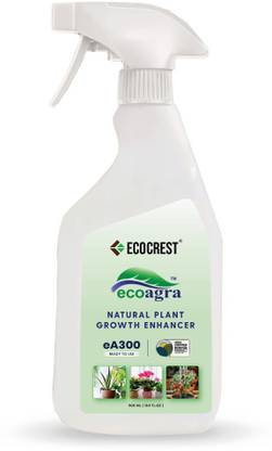 Ecocrest EcoAgra Natural Organic Plant Growth Enhancer- 500ML Ready To Use Spray Bottle