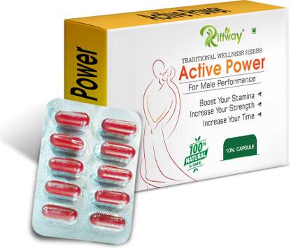 Riffway Active Power Natural Capsule Strengthens Penile Tissues Boosts Power To Organ