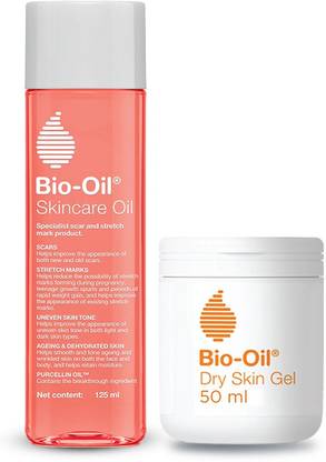 Bio-Oil Perfect Skincare Combo 125ml and Dry Skin Gel 50 ml for Moisturized Skin