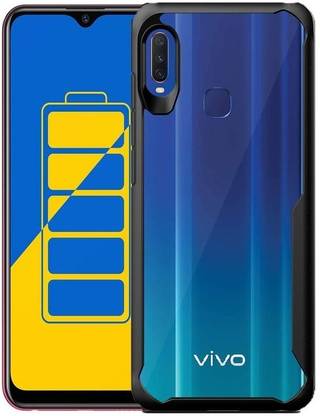 S-Gripline Back Cover for Vivo Y15, Premium Transparent Soft Silicon TPU Shockproof