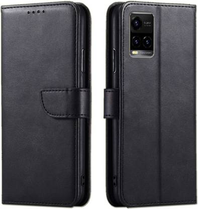 Vivo Y21 2021, Vivo Y33s Leather Flip Cover