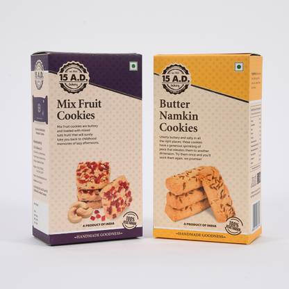 15 AD Combo -021 I Butter NAMKEEN I Mix Fruit I Gift Pack I Bakery Biscuit