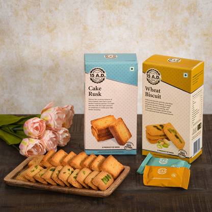 15 AD CO0MBO 013 I CAKE RUSK I WHEAT BISCUIT I DRY FRUIT I ATTA COOKIES Bakery Biscuit