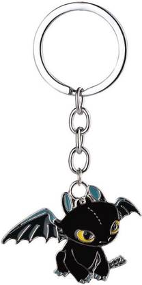 RV मार्ट How To Train Your Dragon Toothless Metal Keychain Key Chain Car Bikes Key Ring की चेन