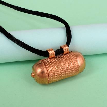 memoir Pure Copper Cylinder Openable Tabeez Taveez Tabiz pendant Rhodium Copper Locket