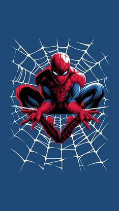 Spiderman Web Minimal Matte Finish Poster Paper Print