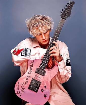 Machine Gun Kelly Mgk Singer Matte Finish Poster Paper Print