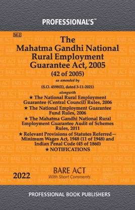 Mahatma Gandhi National Rural Employment Guarantee Act, 2005 Alongwith Rules & Notifications