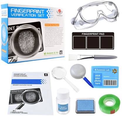 Elecart Fingerprint Verification Set Kids Forensic Science Experiment Educational Kit
