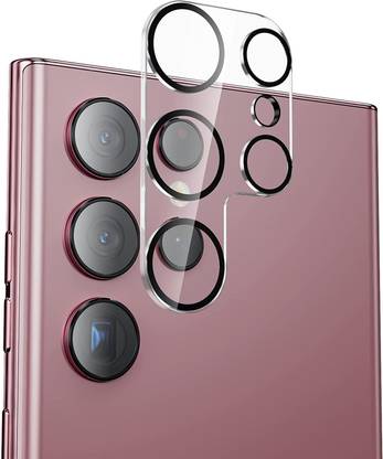 Mobilive Back Camera Lens Ring Guard Protector for Samsung Galaxy S22 Ultra Does Not Effect Flash