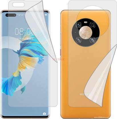 TELTREK Front and Back Screen Guard for HUAWEI MATE 40 PRO PLUS (Edge To Edge TPU Full Coverage)