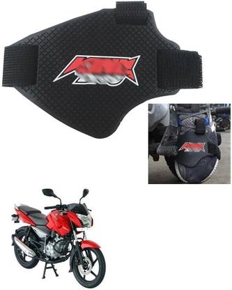 Qiisx Antiskid Boot Protector Rubber Gear Shifter Guards for Bajaj Pulsar 135 LS DTS-i Silicone Black Boots Shoe Cover