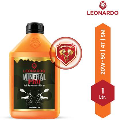 leonardo mineral MINERAL PRO HIGH PERFORMANCE MASTER 20W-50 | 4T | SM | 1ltr Mineral Engine Oil