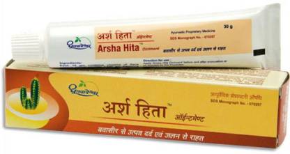 DHOOTAPAPESHWAR Arsha Hita Ointment 30 x 3 = 90g